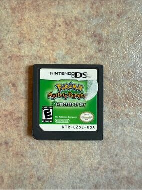 Nintendo DS Pokémon Mystery Dungeon: Explorers of Sky — Green Label